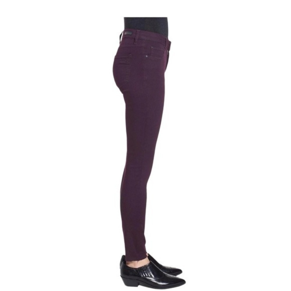 Articles Of Society AOS Sarah Skinny Jeans Davenport Purple Raw Hem size 26 - Picture 2 of 8
